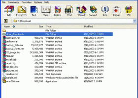 WinRAR screenshot