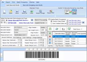 Healthcare Barcode Designing Program screenshot