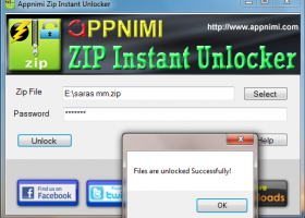 Appnimi Zip Instant Unlocker screenshot