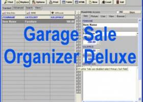 Garage Sale Organizer Deluxe screenshot