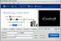 iCoolsoft Zune Video Converter screenshot