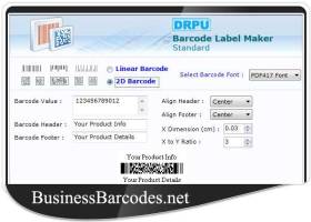 Business Barcodes screenshot