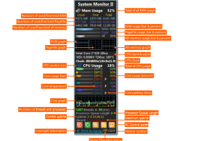 System Monitor II screenshot