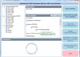 ByteScout PDF Renderer SDK screenshot