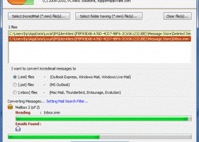 IncrediMail to Thunderbird Mail screenshot