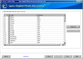 IGEO DIGITAL PHOTO RECOVERY SOFTWARE screenshot