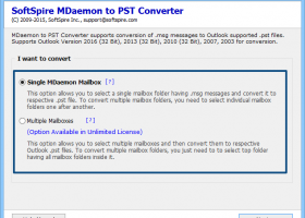 MDaemon Files Convert to PST screenshot