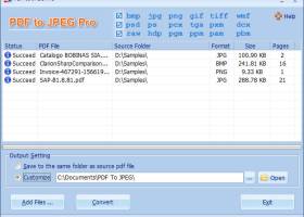 PDF To JPEG Pro screenshot
