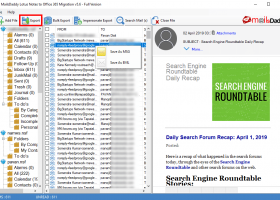 MailsDaddy Lotus Notes to Office 365 Mig screenshot