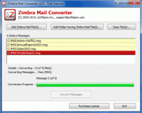 Zimbra to Outlook PST screenshot