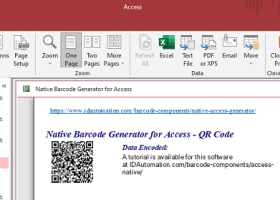 Access QR Code Barcode Generator screenshot