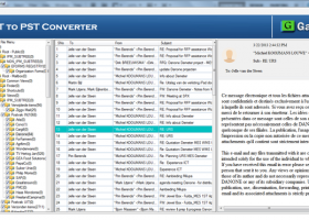 GainTools Gratuito OST a EML Convertitor screenshot