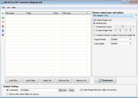 Ailt XLS to TIFF Converter screenshot