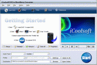 iCoolsoft DVD to BlackBerry Converter screenshot