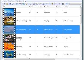 DVD slideshow GUI screenshot