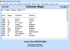 Calendar Magic screenshot