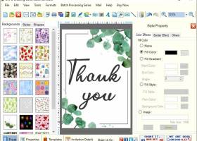 Greeting Card Creating Tool For Windows screenshot
