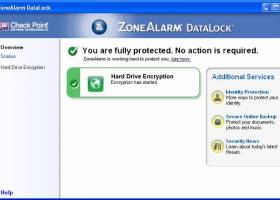 ZoneAlarm DataLock 2012 screenshot