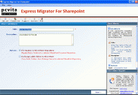 Exchange to SharePoint Migration screenshot