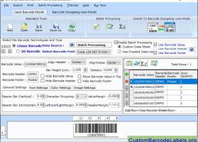 Banking Barcode Labels Software screenshot