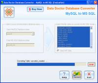 MySQL DB to MSSQL Migration Tool screenshot