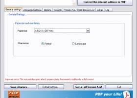 7-PDF Website Converter screenshot