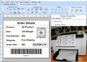 Logistics Barcode Labeling Software screenshot