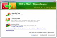 Free 3DPageFlip Doc to Flash Converter screenshot