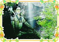 Lord Shiva meditating at the Waterfall screenshot