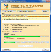 Eudora MBX Converter screenshot