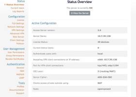 OpenVPN screenshot