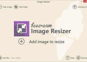 Icecream Image Resizer screenshot