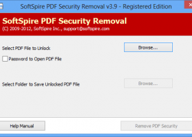 Software4Help PDF Security Removal screenshot