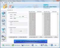 Retail Barcode Label screenshot