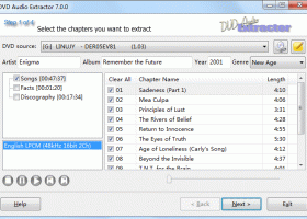 DVD Audio Extractor screenshot