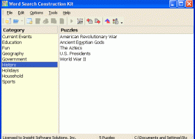 Word Search Construction Kit screenshot