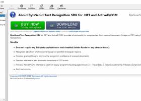 ByteScout Text Recognition SDK screenshot