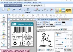 Packaging Industry Barcodes Generator screenshot