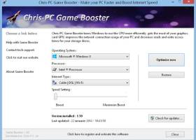 Chris-PC Game Booster screenshot