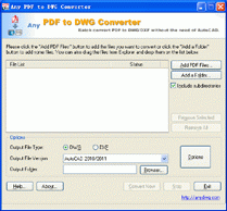 PDF to CAD Converter 9.11.1 screenshot