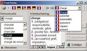 TrueTerm French Dictionaries Bundle screenshot