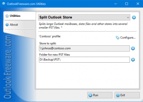 Split PST Files for Outlook screenshot