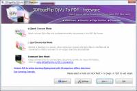 3DPageFlip Djvu to PDF - freeware screenshot