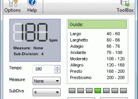 TempoPerfect Computer Metronome Free screenshot