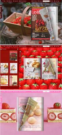 Flipbook_Theme_Package_Spread_Strawberry screenshot