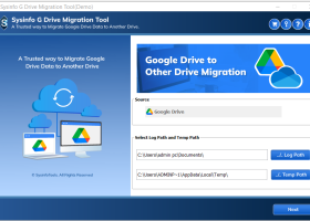Sysinfo Google Drive Migrator Tool screenshot