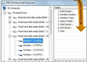 Software Windows Data Recovery screenshot