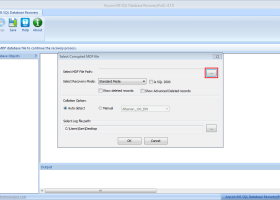 Corrupt SQL Database Repair Tool screenshot