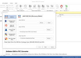 Softaken EDB to PST Converter screenshot