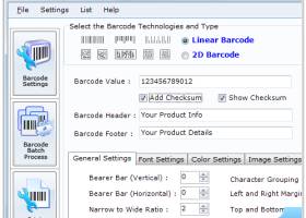 Retail Barcode Generator screenshot